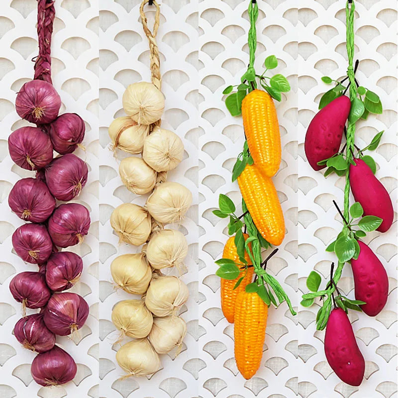 Artificial Fruit Vegetables Foam Imitation Chili Pepper Simulation Food Vegetables Kitchen Garden Home Wall Decor Photography Props Restaurant decoration