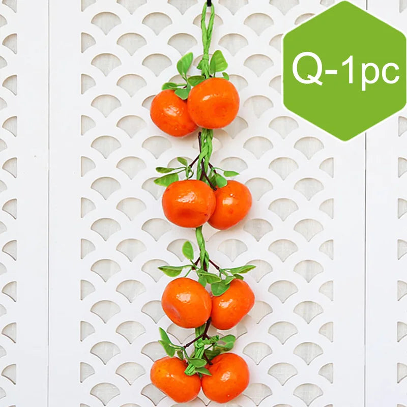 Artificial Fruit Vegetables Foam Imitation Chili Pepper Simulation Food Vegetables Kitchen Garden Home Wall Decor Photography Props Restaurant decoration
