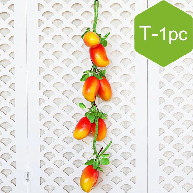 Artificial Fruit Vegetables Foam Imitation Chili Pepper Simulation Food Vegetables Kitchen Garden Home Wall Decor Photography Props Restaurant decoration