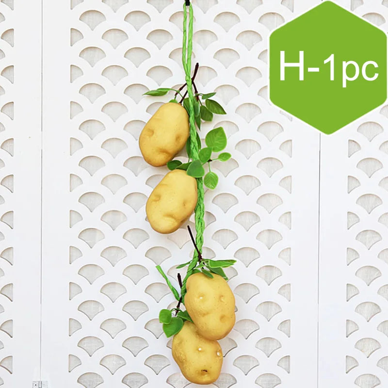 Artificial Fruit Vegetables Foam Imitation Chili Pepper Simulation Food Vegetables Kitchen Garden Home Wall Decor Photography Props Restaurant decoration