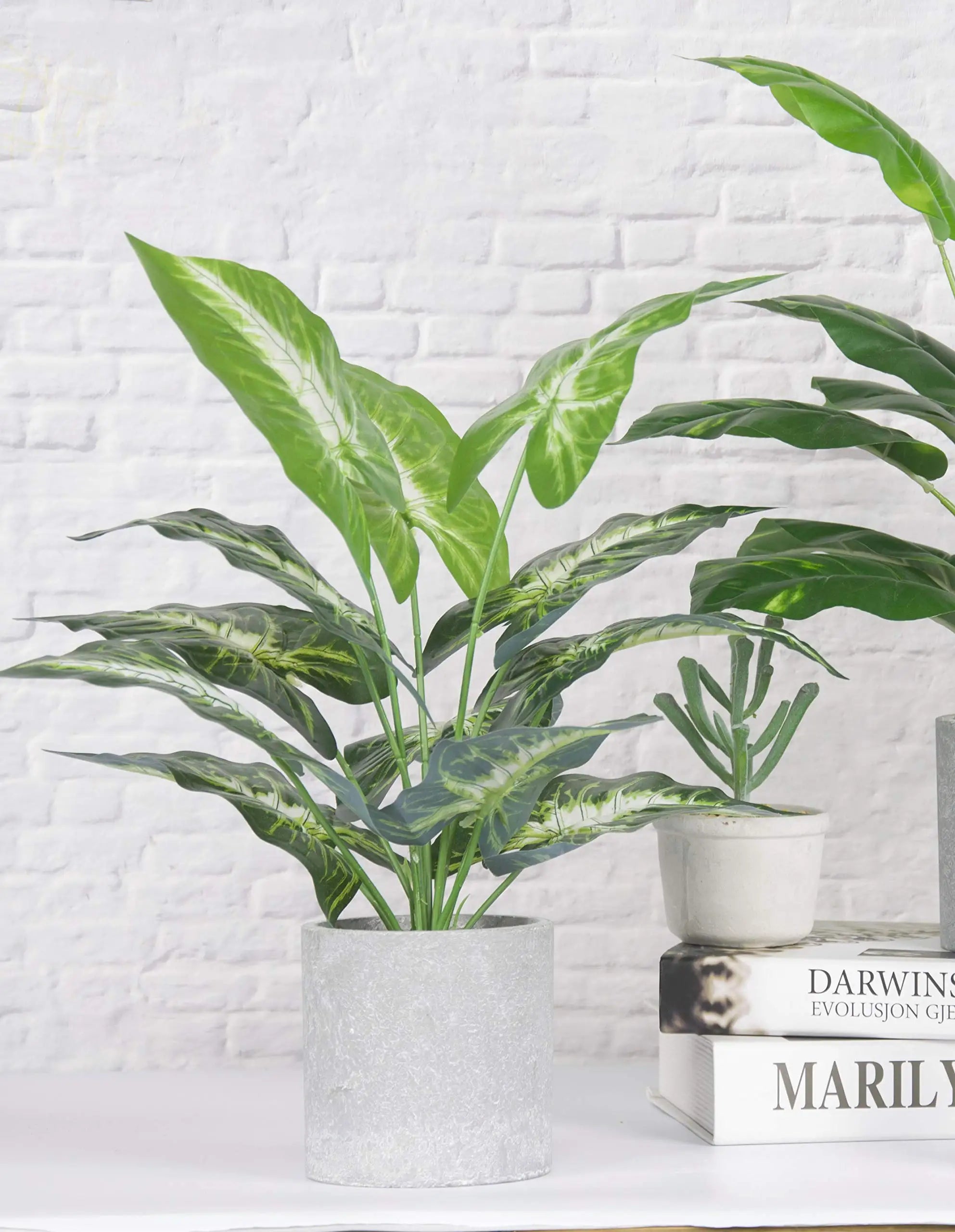 Artificial Potted Faux Plants for Office Desk Shelf Bathroom Home Decor