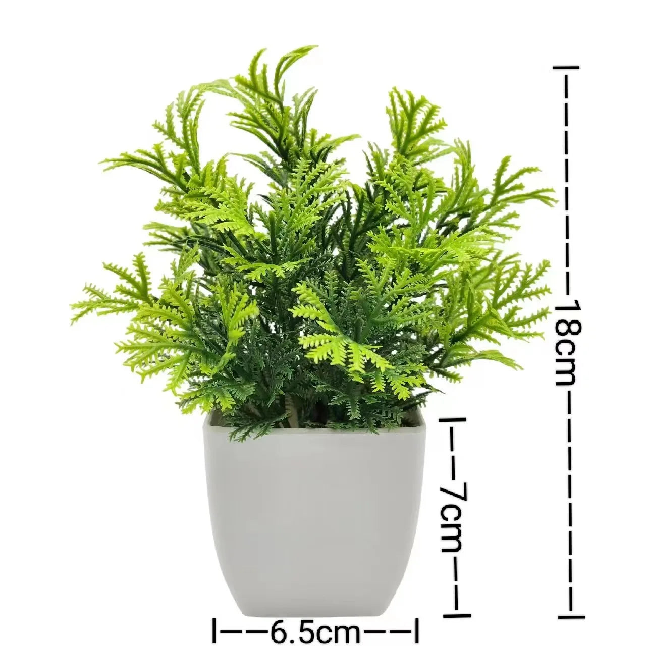 Artificial Plants with Plastics Pots Perfect Greenery for Home Decorations Office Desk Living Room and Bedroom Decoration