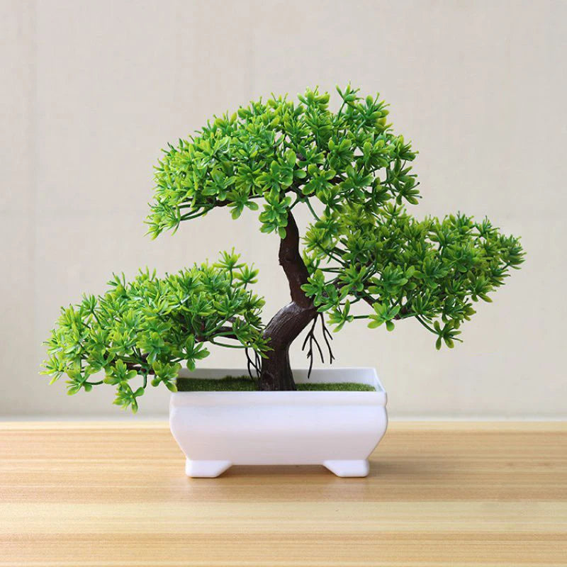 Artificial Tree Bonsai Simulation Plants Pot Plants for Garden Table Home Room Bedroom Decoration Outdoor Decorative Plant Ornaments