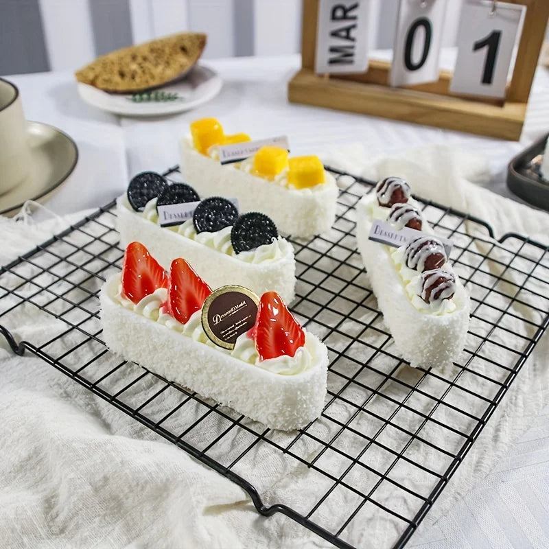 Artificial Fruit Cake Dessert Bread Cream Party Decoration Imitation Food Decor Photography Pro Food Simulation Cake Model Wedding
