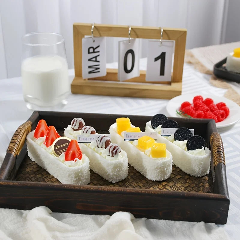 Artificial Fruit Cake Dessert Bread Cream Party Decoration Imitation Food Decor Photography Pro Food Simulation Cake Model Wedding