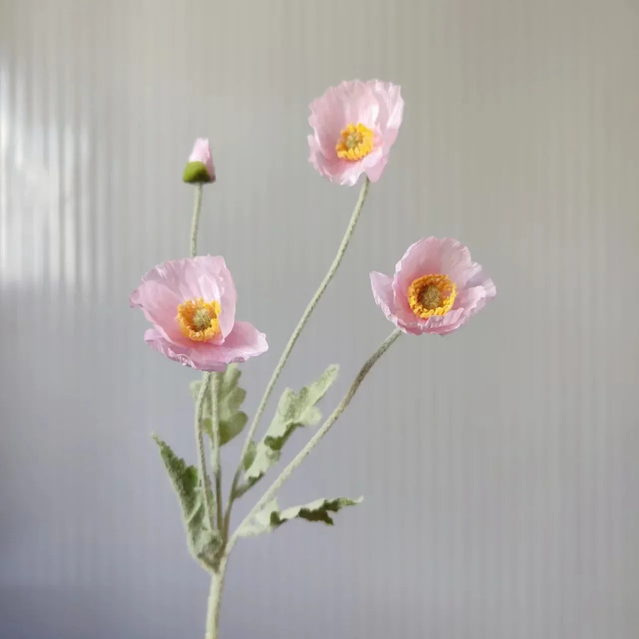 Artificial Flowers Poppy Silk Flowers Long Stem Housewarming Garden Table Wedding DIY Party Wedding Bridal Bouquet Decor