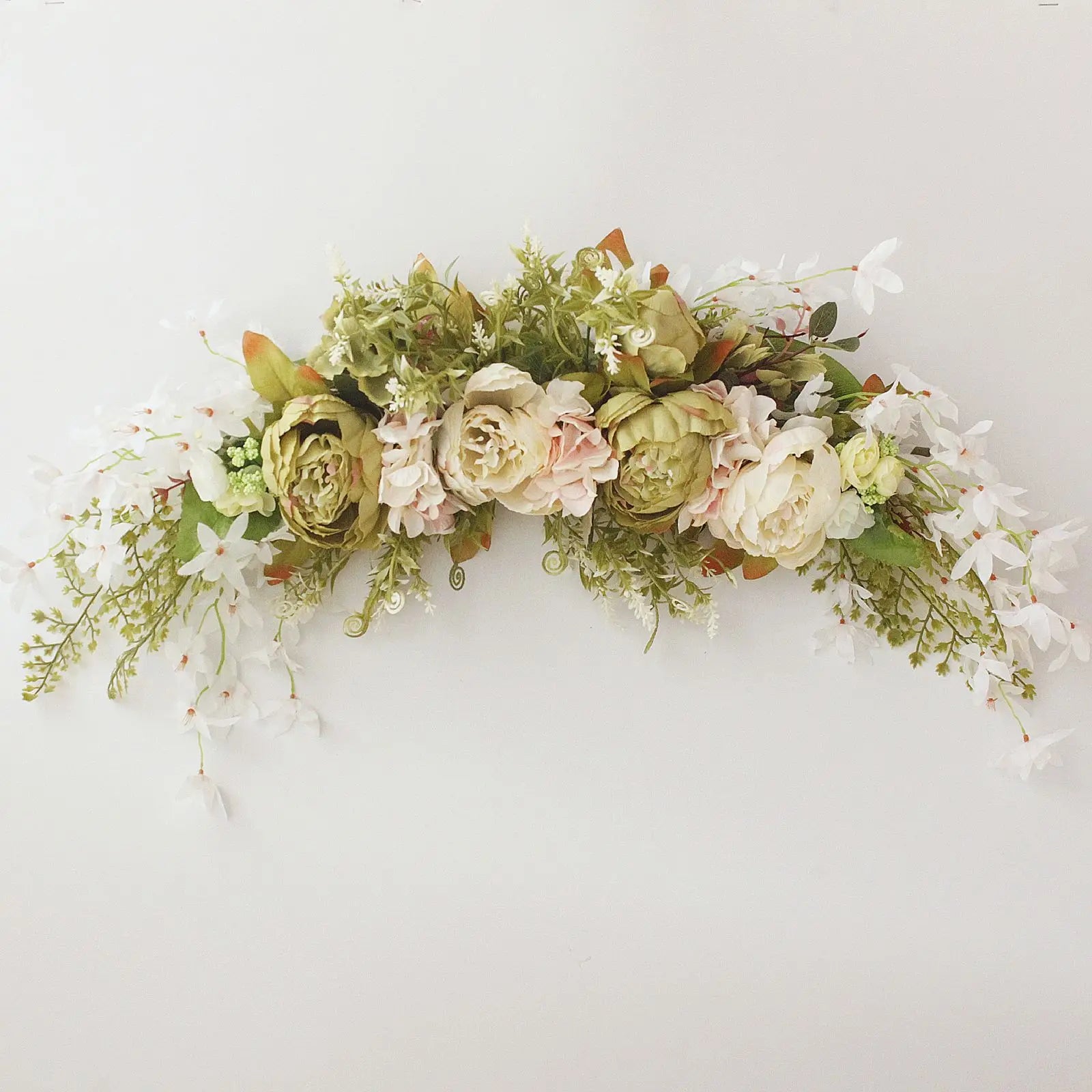Artifial Flowers For Wedding Arch Decoration Front Door Hanging Flower String Bedroom Wall Decor Table Flower Row