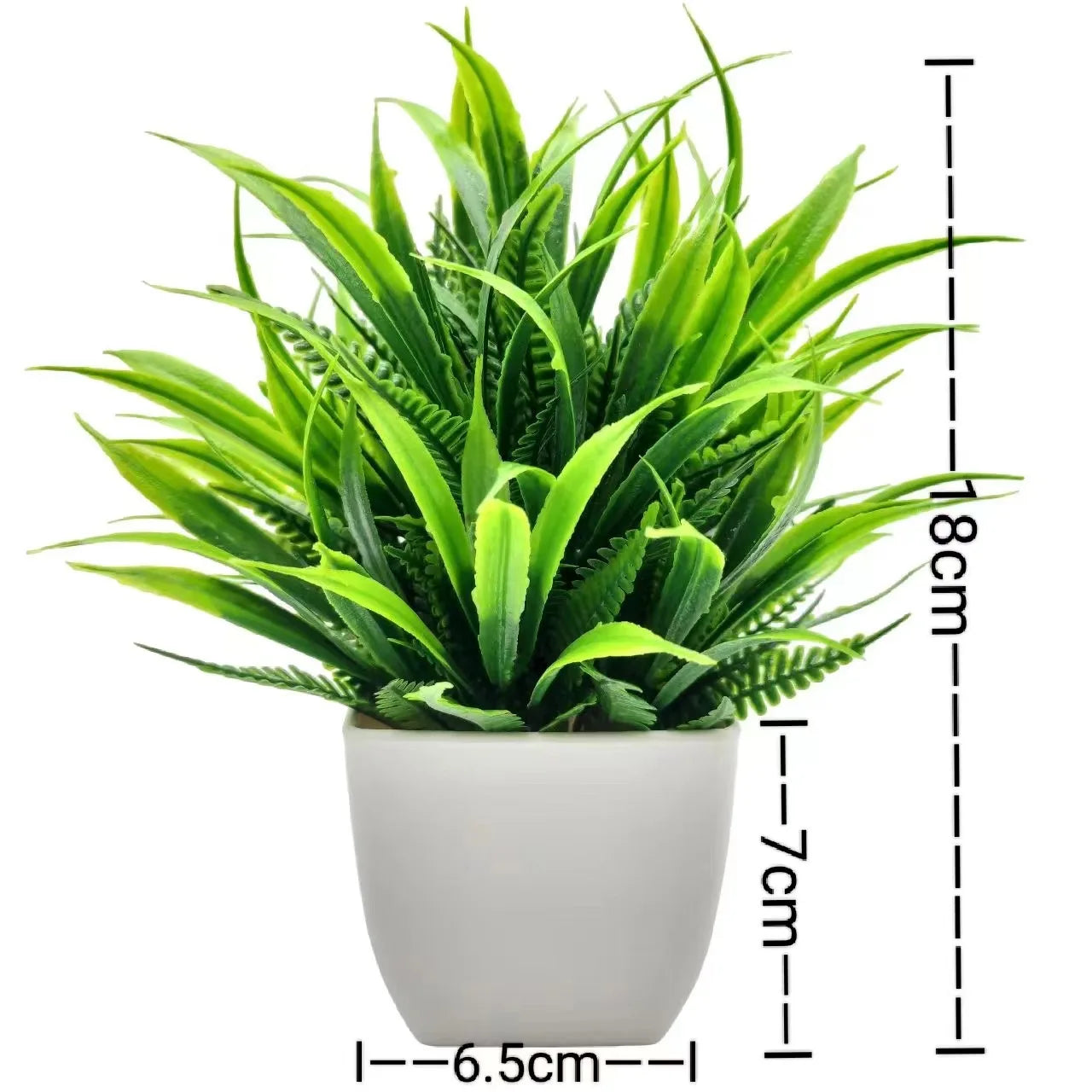 Artificial Plants with Plastics Pots Perfect Greenery for Home Decorations Office Desk Living Room and Bedroom Decoration