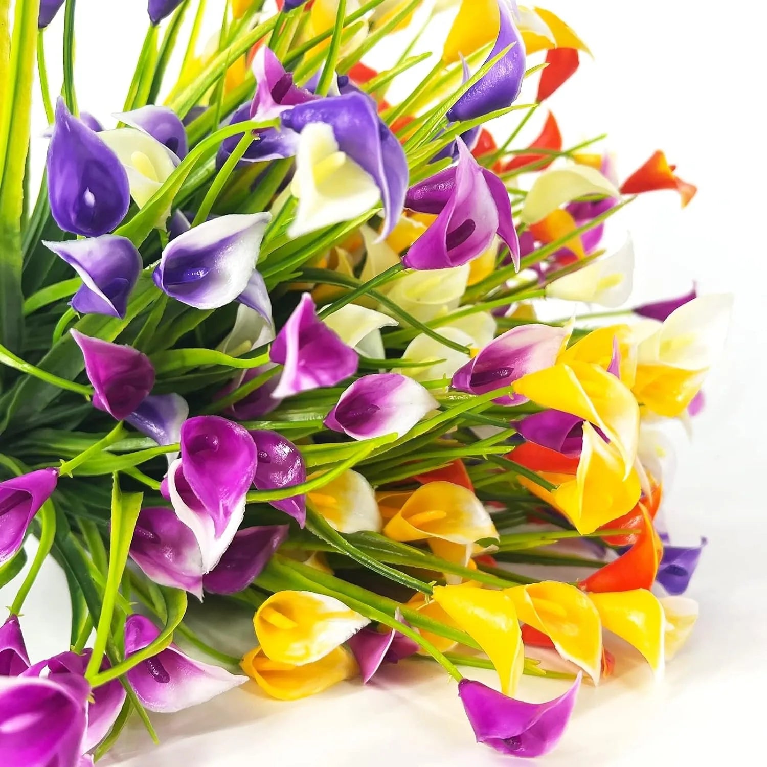 Artificial Flowers Bouquet 33cm Silk Flowers for Home Room Decor Garden Wedding Decoration Outdoor Vase Flower Arrangement Plant