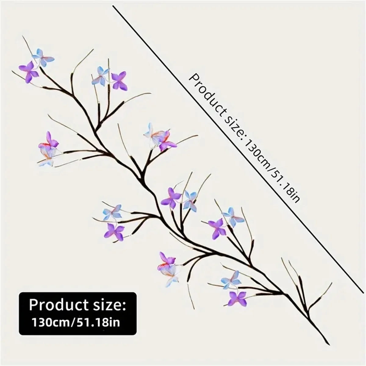 1PC/2PC 30Led Willow Vine String Light 1.3M 8 Modes USB Butterfly Festival Room Decoration Indoor And Outdoor Wall Lights